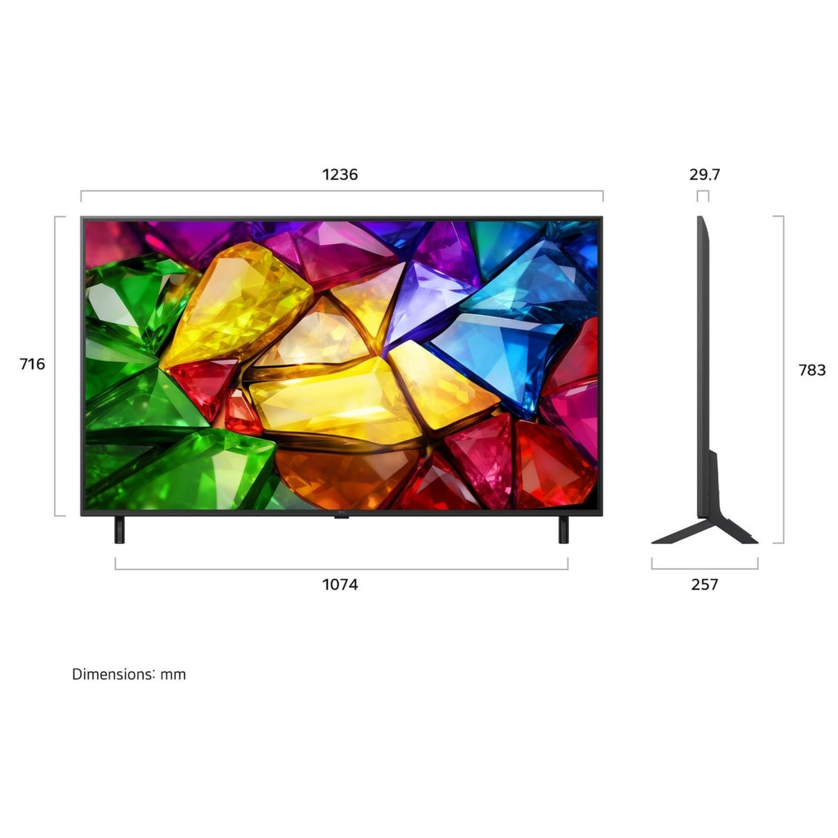 LG 樂金 55MRGB85BCA MRGB85 系列 55吋 Mini RGB evo AI 4K 智能電視