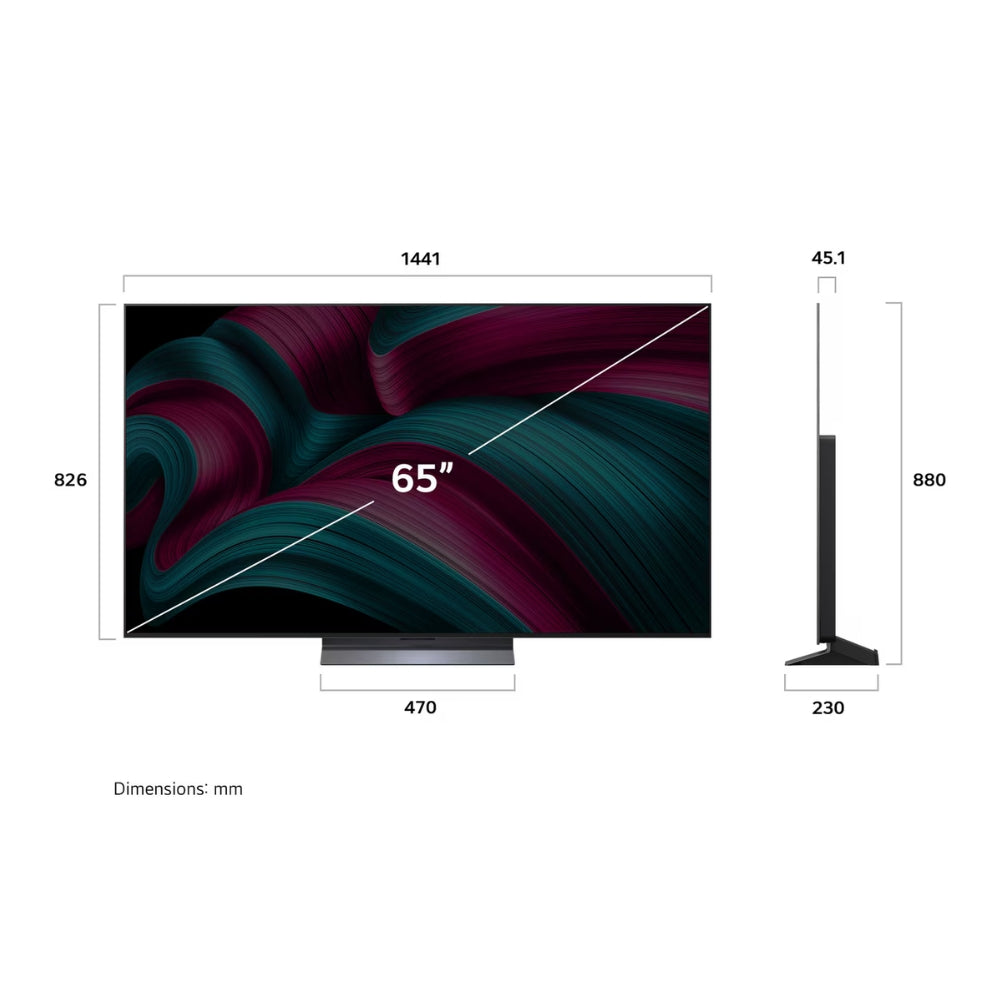 LG 樂金 C5 系列 65吋 OLED evo AI 4K 智能電視 OLED65C5PCA