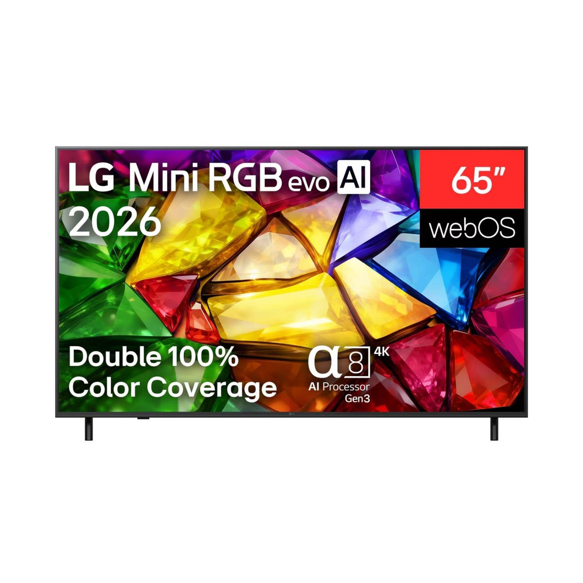 LG 樂金 65MRGB85BCA MRGB85 系列 65吋 Mini RGB evo AI 4K 智能電視