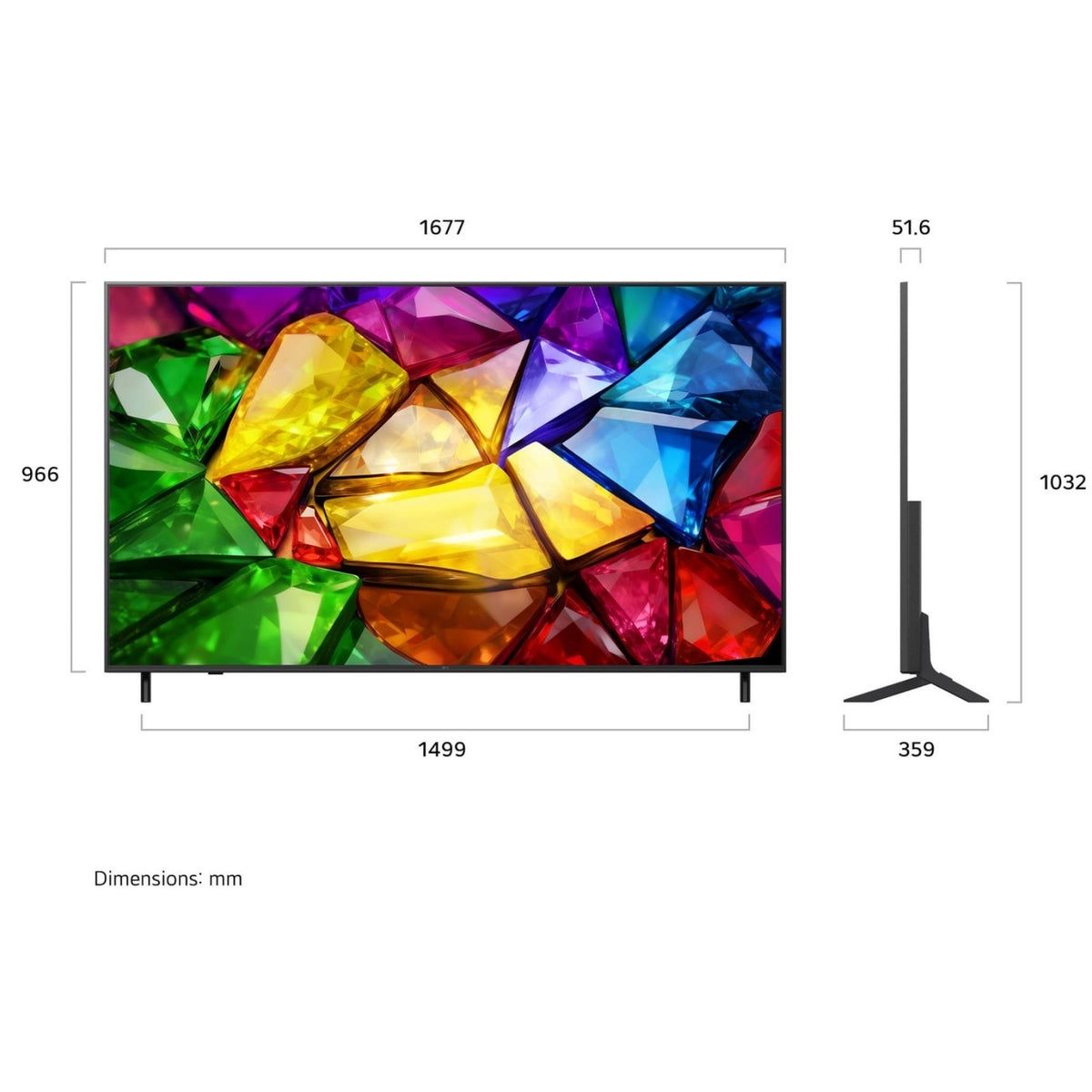 LG 樂金 75MRGB85BCA MRGB85 系列 75吋 Mini RGB evo AI 4K 智能電視