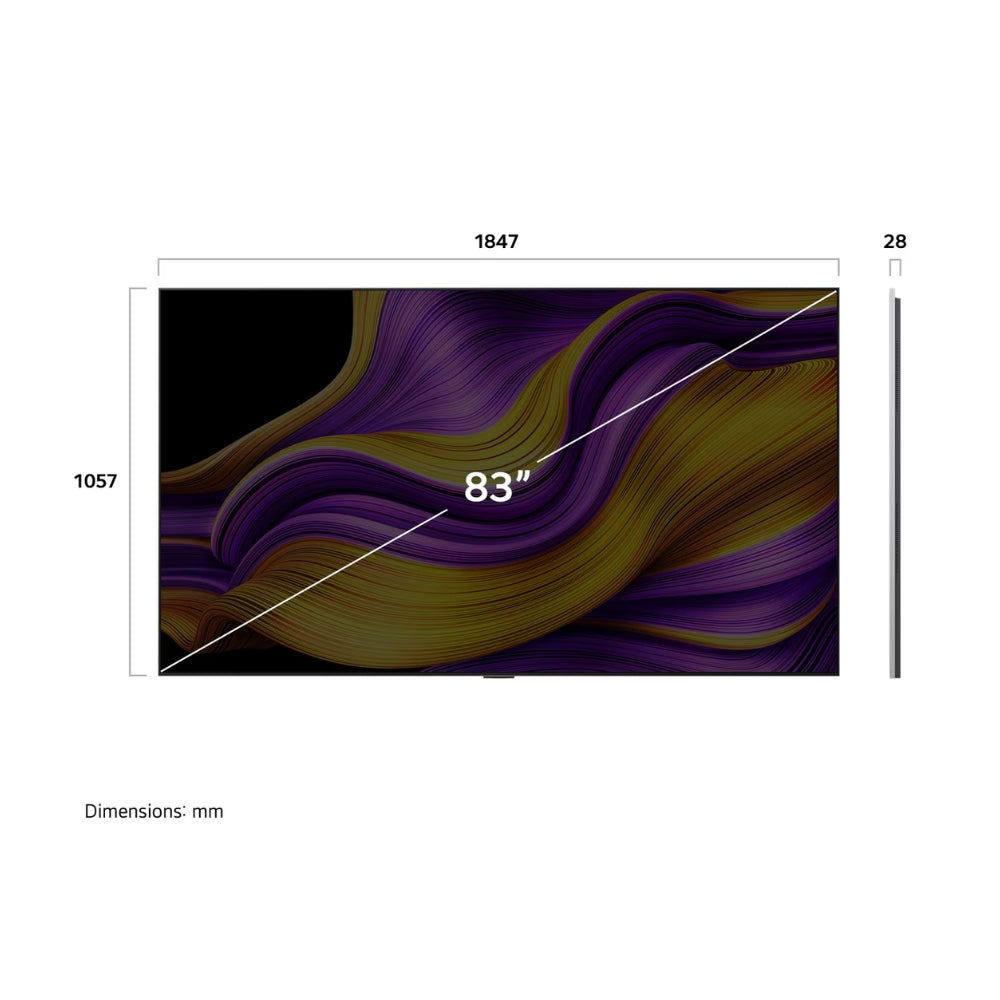 LG 樂金 G5 系列 83吋 OLED evo AI 4K 智能電視 OLED83G5PCA