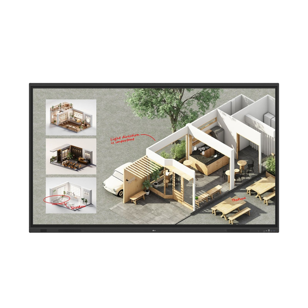 LG 樂金 86TR3DQ-BN TR3DQ 系列 86吋 CreateBoard Standard 4K 觸控顯示屏 (16GB+256GB)