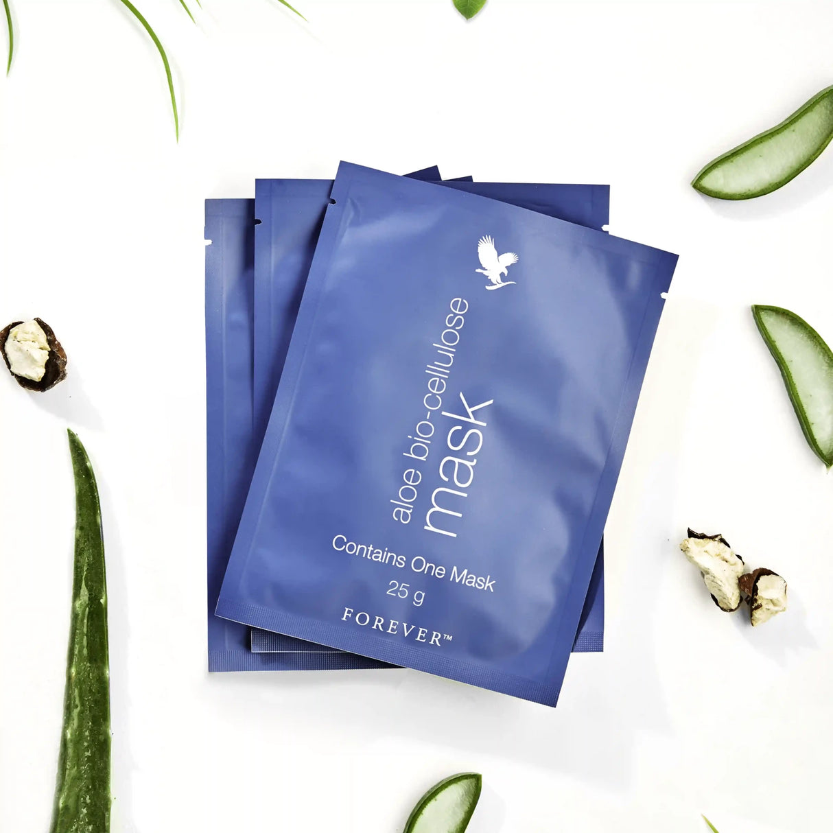 Forever Living Aloe Bio-Cellulose Mask 蘆薈保濕生物纖維面膜 (3包)