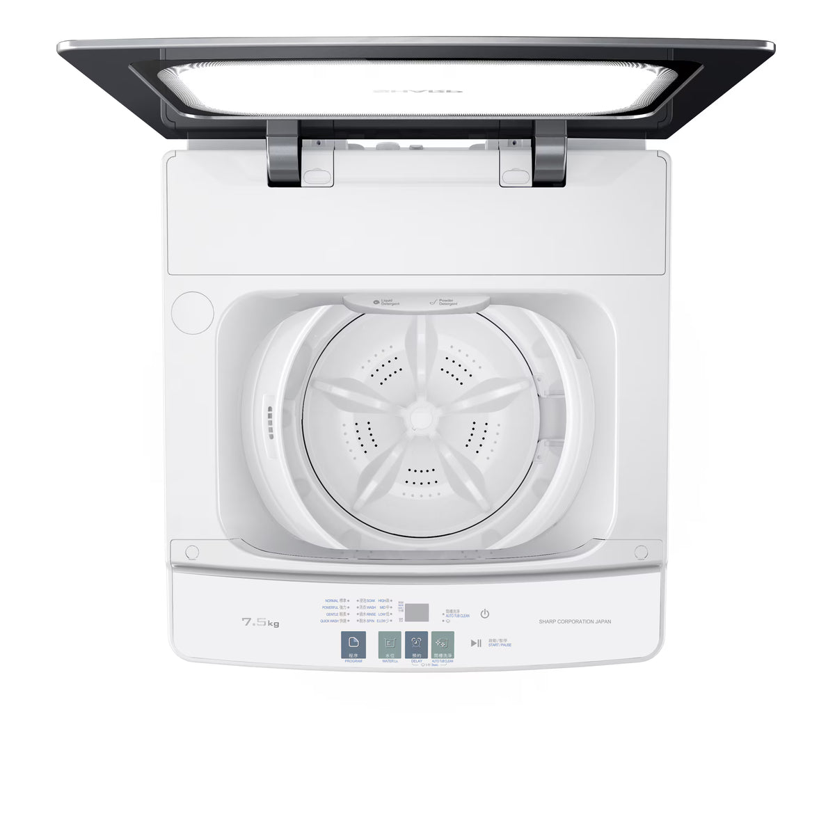 Sharp 聲寶 ES-HK750X-W 7.5公斤 700轉 日式洗衣機 (結合高/低水位)