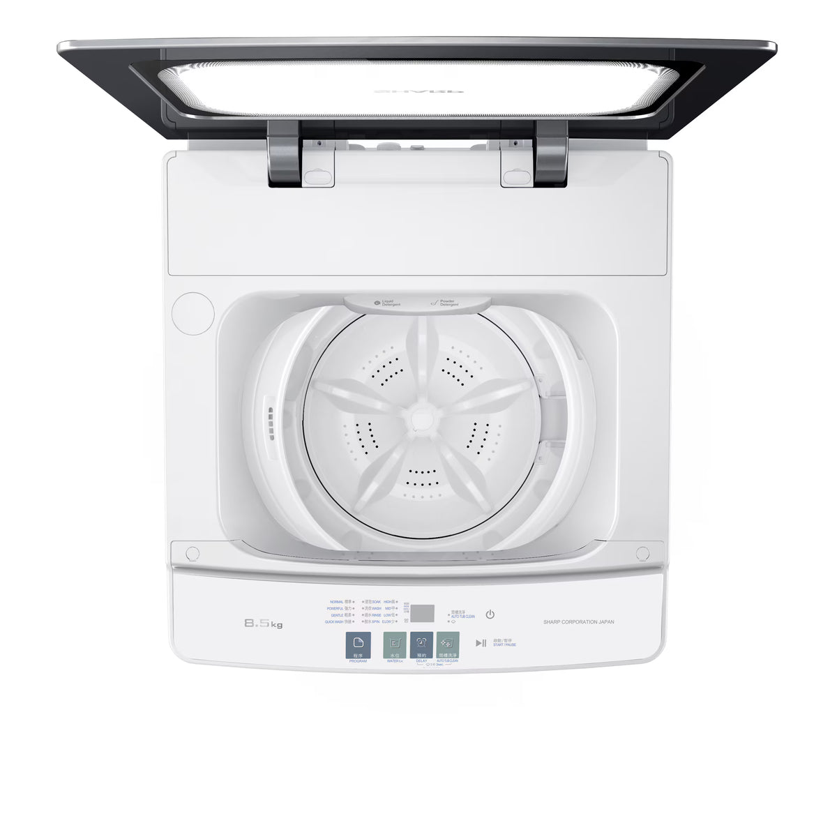 Sharp 聲寶 ES-HK850X-W 8.5公斤 700轉 日式洗衣機 (結合高/低水位)