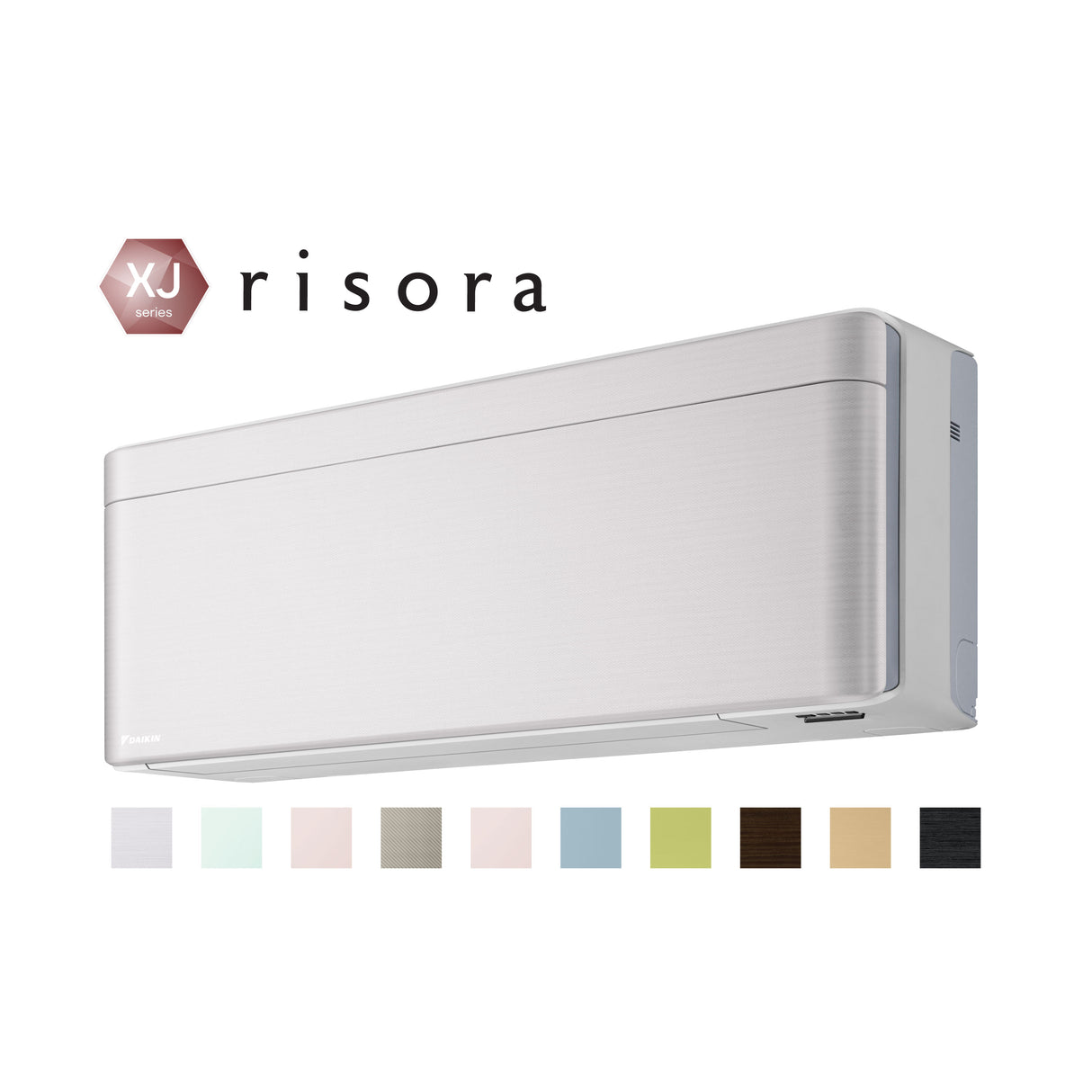 Daikin 大金 FTXJ25MV1HW risora XJ 系列 1匹 R32變頻冷暖掛牆分體式冷氣機 (白色室內機)