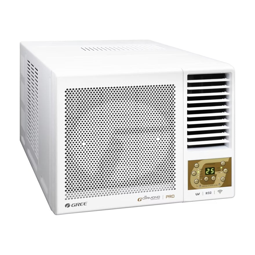 Gree 格力 GWF07P 3/4匹 R32 變頻雙黑鑽淨冷窗口式冷氣機