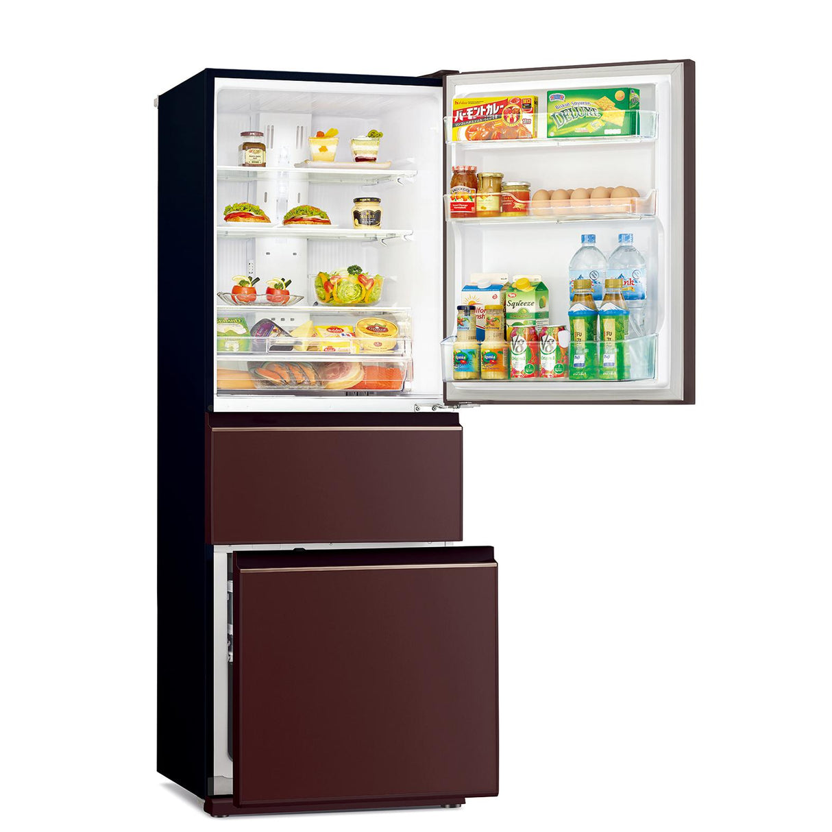 Mitsubishi Electric MR-CGX41EN 266L Three-Door Inverter Eco-Friendly Refrigerator