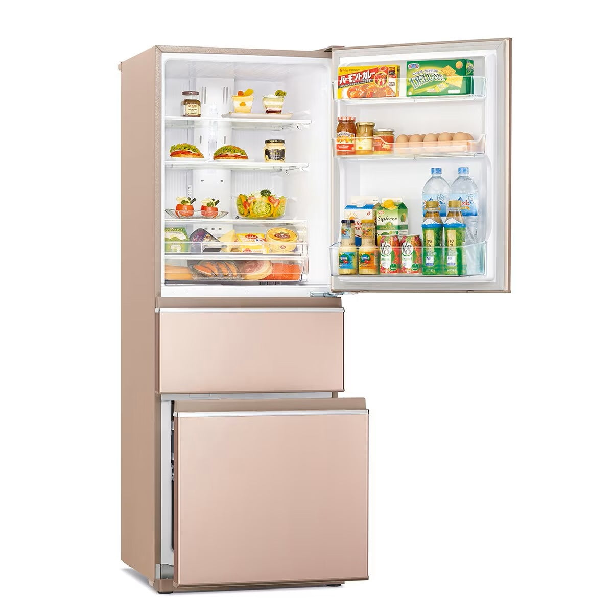 Mitsubishi Electric MR-CX41EJ 266L Three-Door Inverter Eco-Friendly Refrigerator