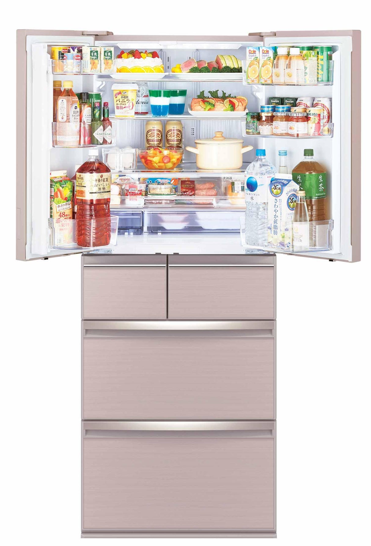 Mitsubishi Electric MR-WX47LF 371L 6-Door Inverter Eco-Friendly Refrigerator