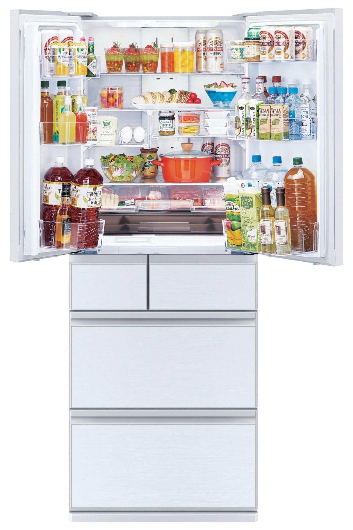 Mitsubishi Electric MR-WZ61K 492L 6-Door Inverter Eco-Friendly Refrigerator