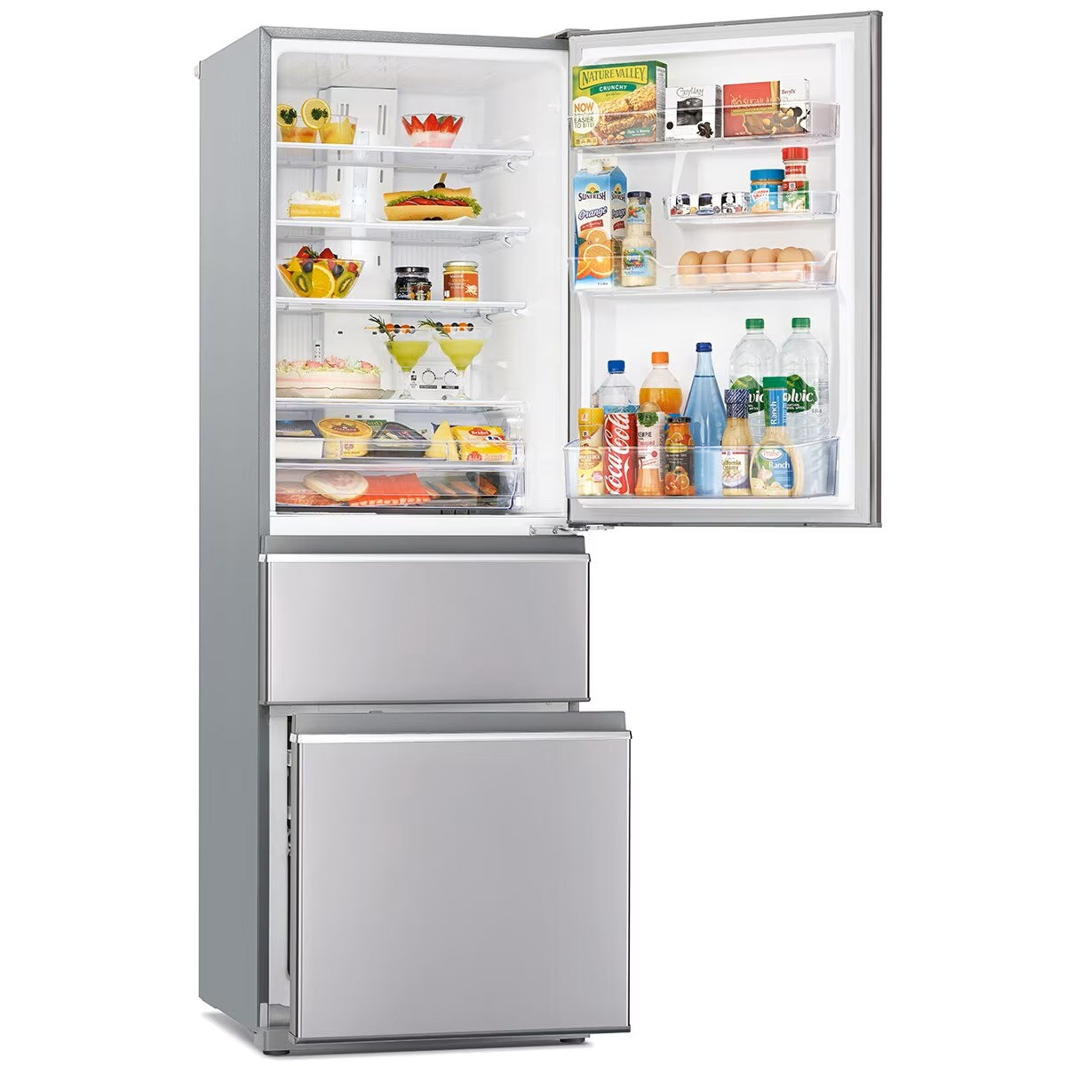 Mitsubishi Electric MR-CX46EJ 298L Three-Door Inverter Eco-Friendly Refrigerator