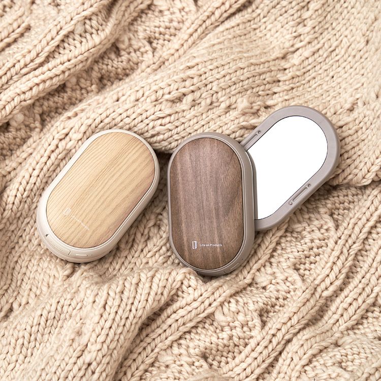 Life on Product LCAEA007 Split external power bank mirror hand warmer