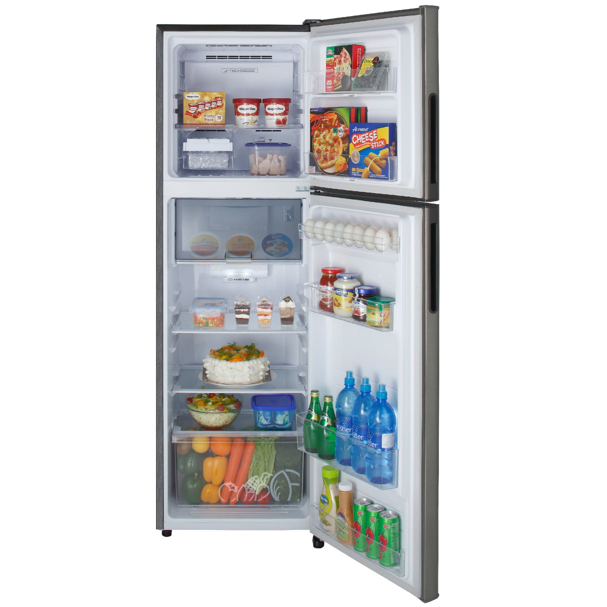 Sharp SJ-P25M-G 253L J-Tech Inverter Top Loading Double Door Refrigerator