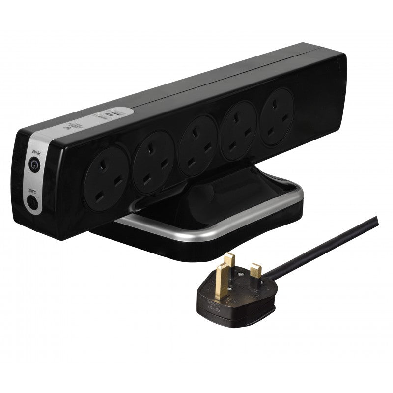 Masterplug SRGTOWSU103PB 10-position independent switch USB lightning protection power supply extension board