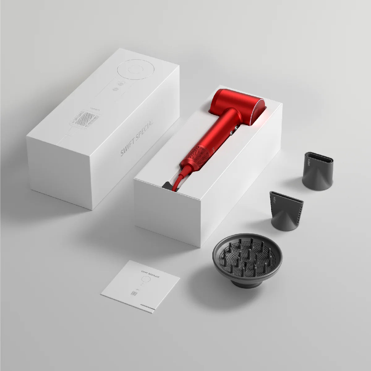 Laifen Swift Special Hair Dryer (Festival Red)