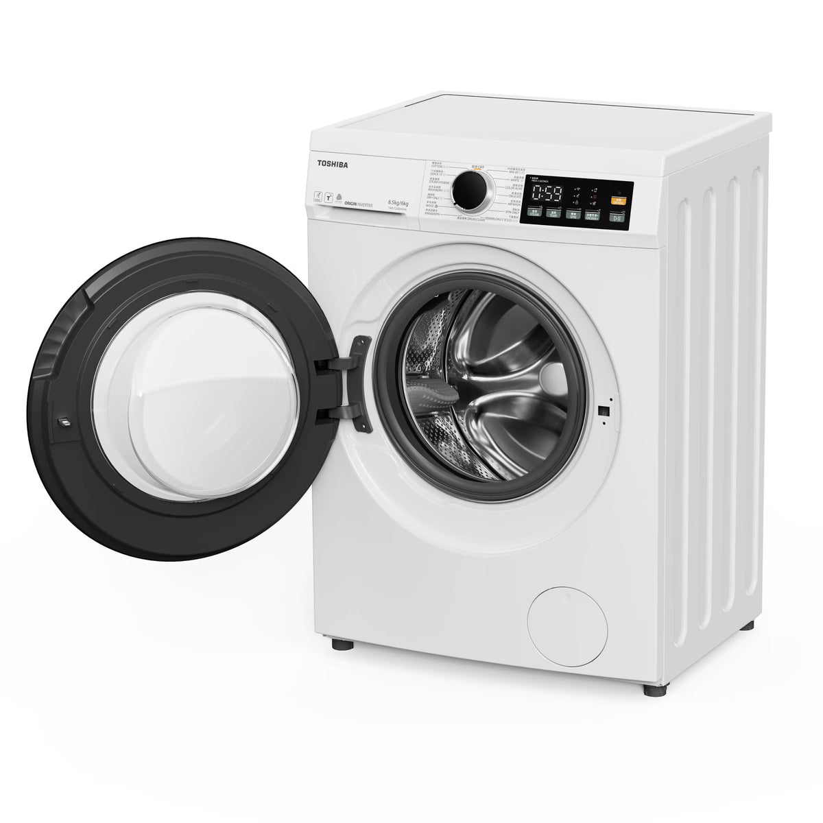 Toshiba 東芝 TWD-T22BU95UWH(WK) 8.5公斤洗衣/6公斤乾衣 1400轉 470MM超薄身前置式變頻洗衣乾衣機