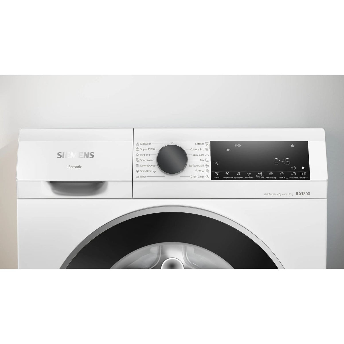 Siemens 西門子 WG44A200HK 9公斤1400轉 iQ300 前置式洗衣機 - 機頂