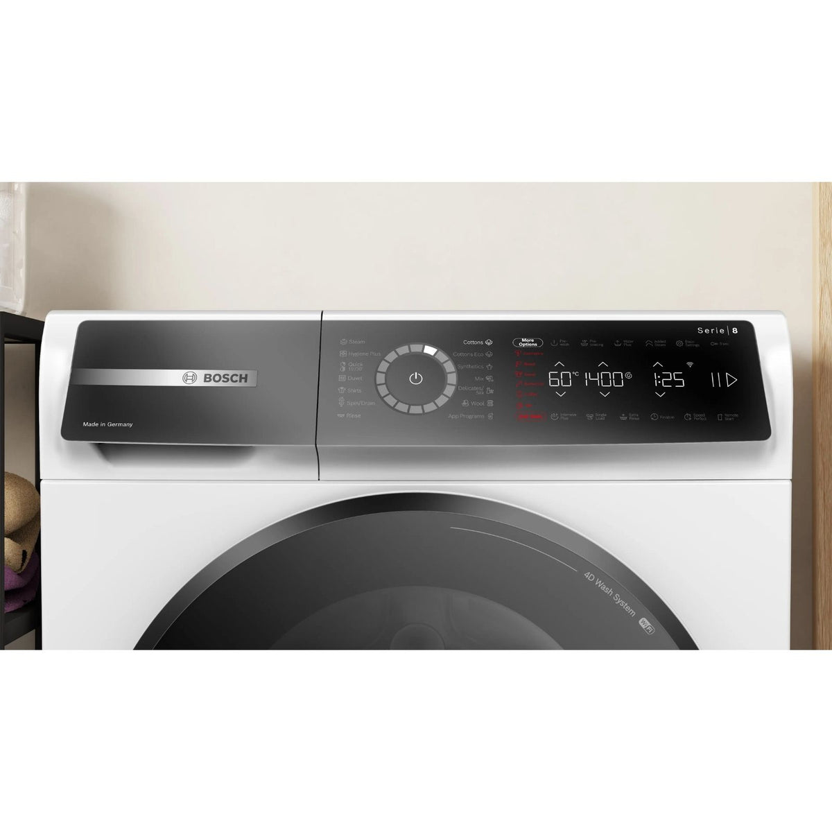 Bosch 博世 WGB24601HK 9kg 1400轉 Series 8 前置式洗衣機 機頂