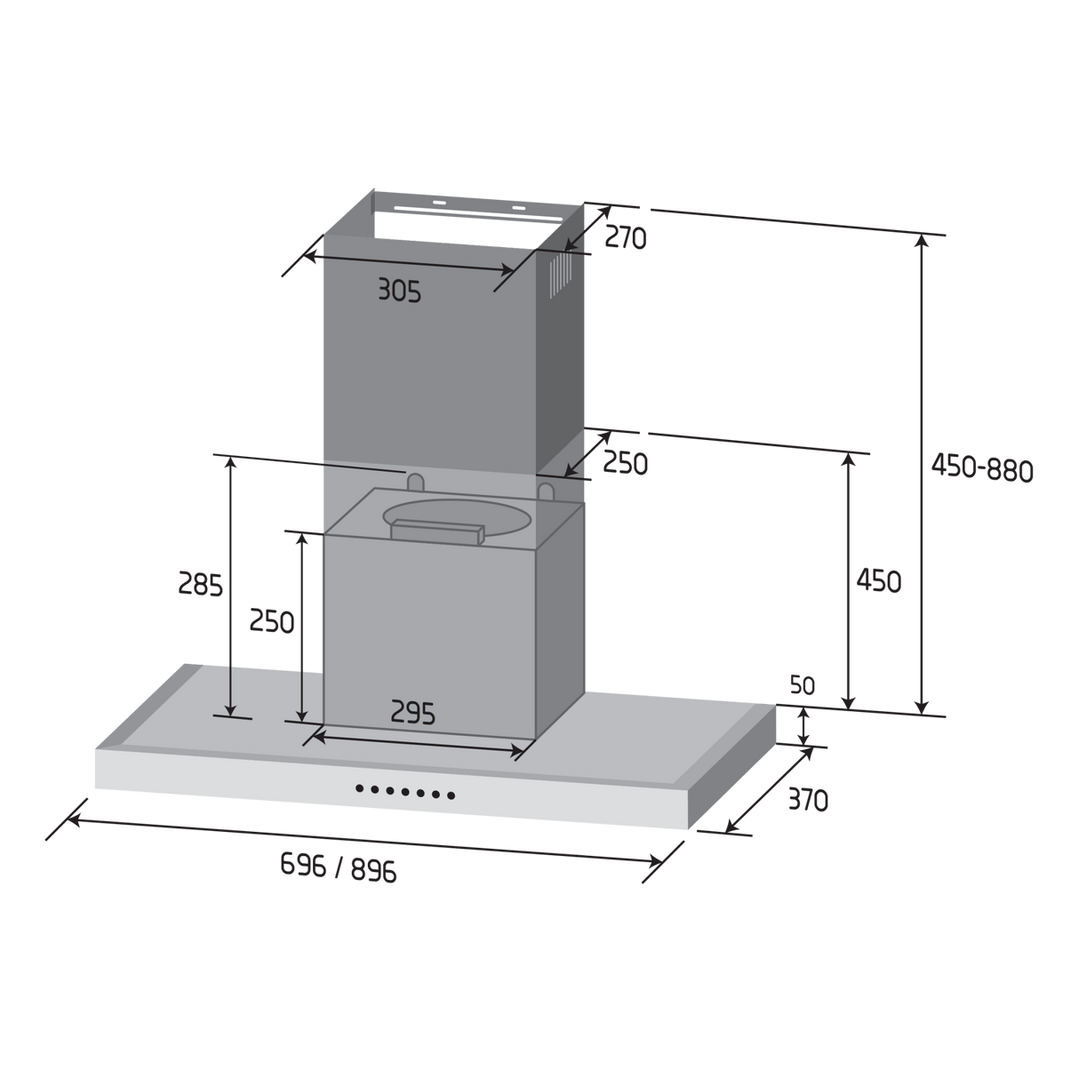 Athens 金雅典 QU - 8388 煙導式抽油煙機 - Fever Electrics 電器熱網購平台