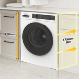 Whirlpool 惠而浦 FWPB28502GW 8.5公斤 820SteamCare 前置式洗衣機 (飛頂型號)