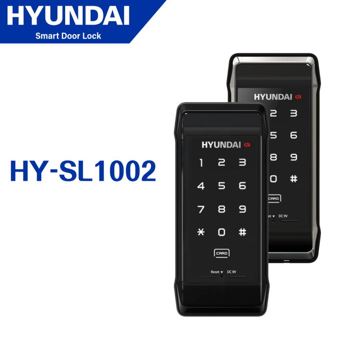 Hyundai 現代 HY-SL1002 藍牙智能門鎖 - 外掛式