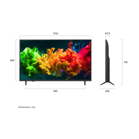 LG 樂金 50QNED80BCA QNED80 系列 50吋 QNED evo AI Mini LED 4K 智能電視