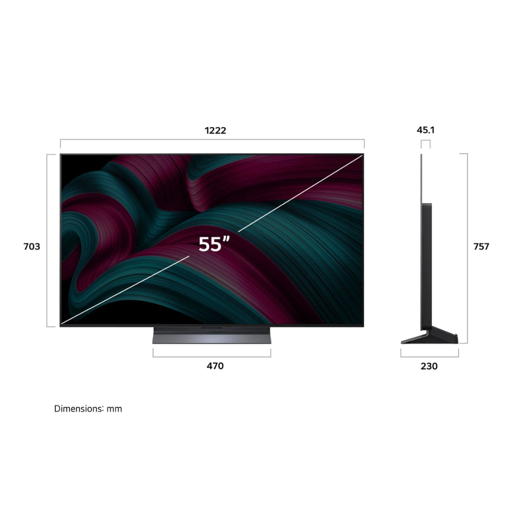 LG 樂金 C5 系列 55吋 OLED evo AI 4K 智能電視 OLED55C5PCA