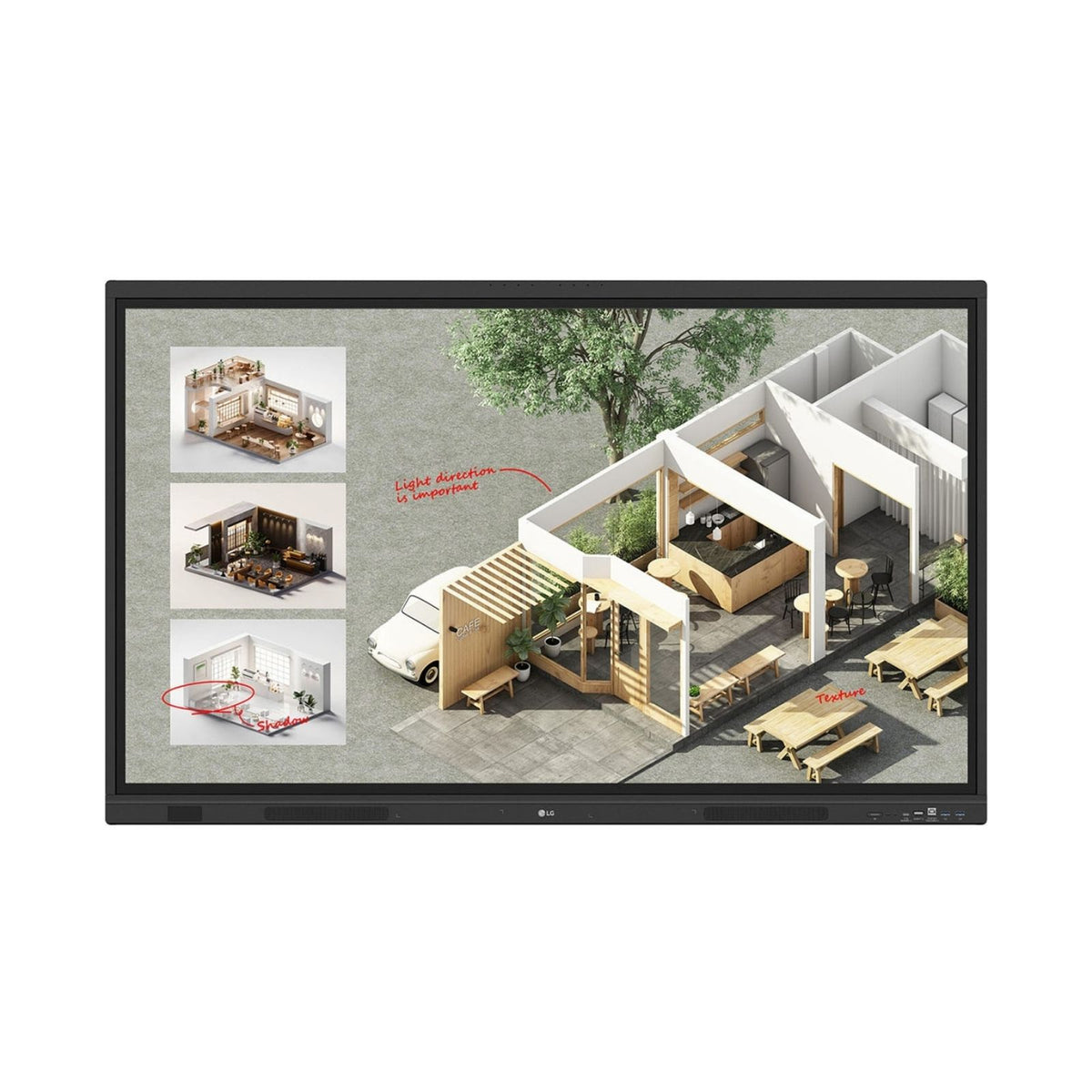 LG 樂金 55TR3DQ-B TR3DQ 系列 55吋 CreateBoard Standard 4K 觸控顯示屏