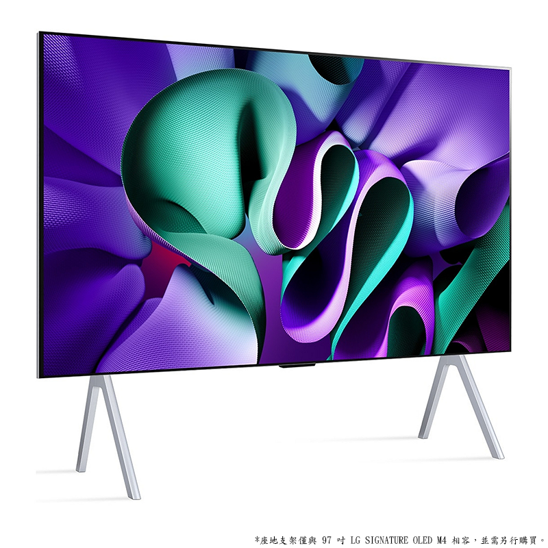 LG 樂金 M4 系列 97吋 4K OLED evo AI 無線智能電視 OLED97M4PCA 97M4