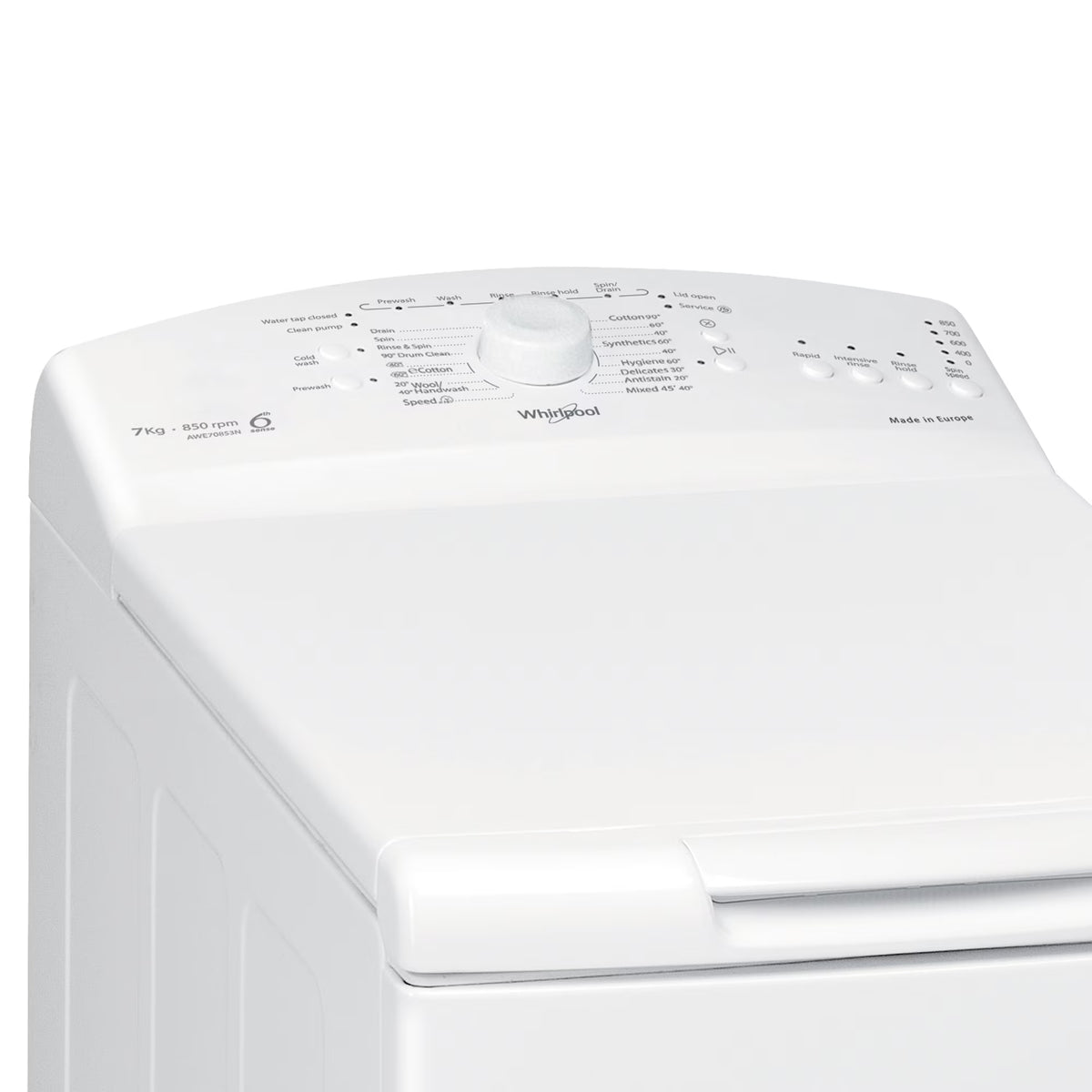 Whirlpool 惠而浦 AWE70853N 7公斤 850轉 上置式洗衣機