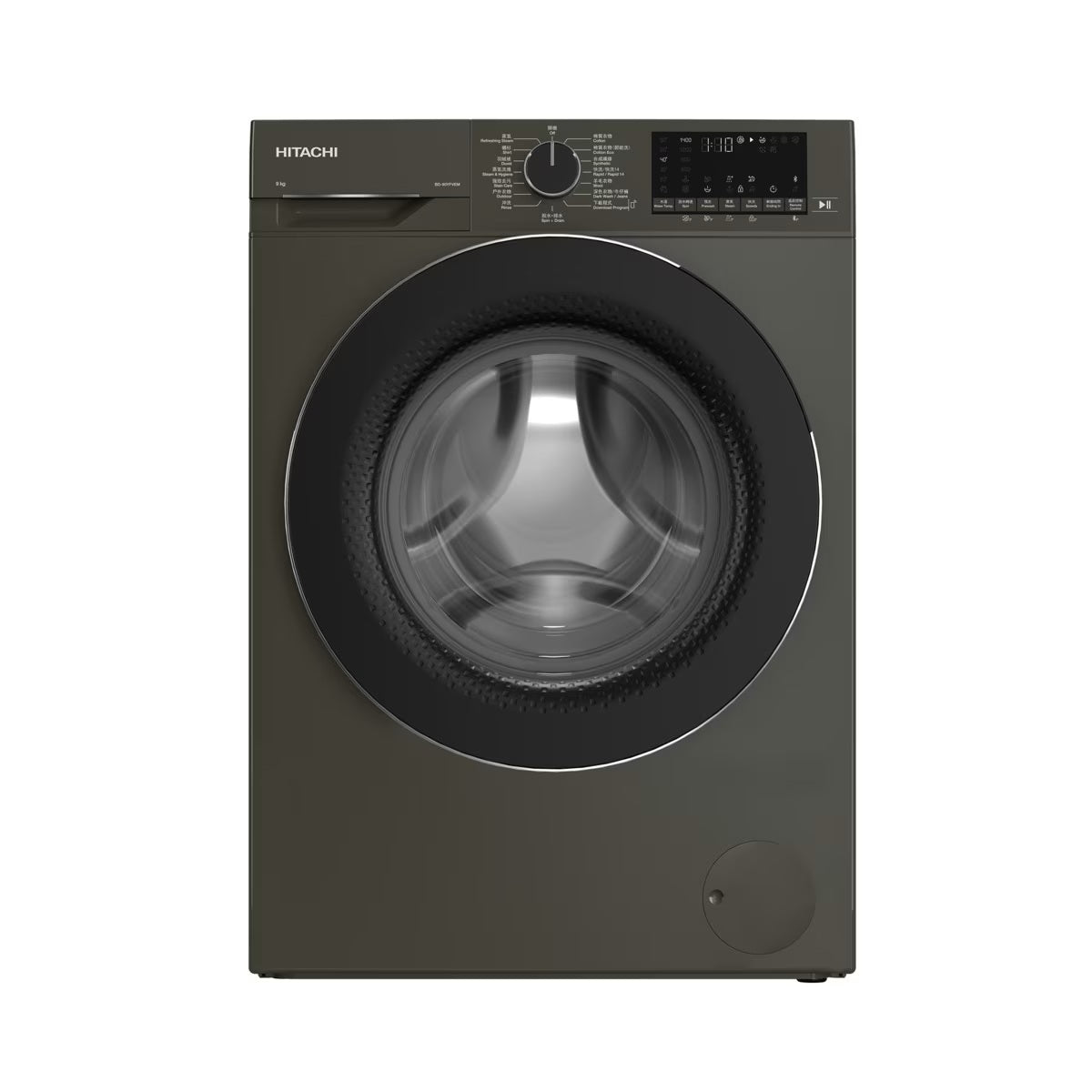 Hitachi 日立 BD-90YFVEM 9kg 1400轉 變頻蒸氣護理前置式滾桶洗衣機