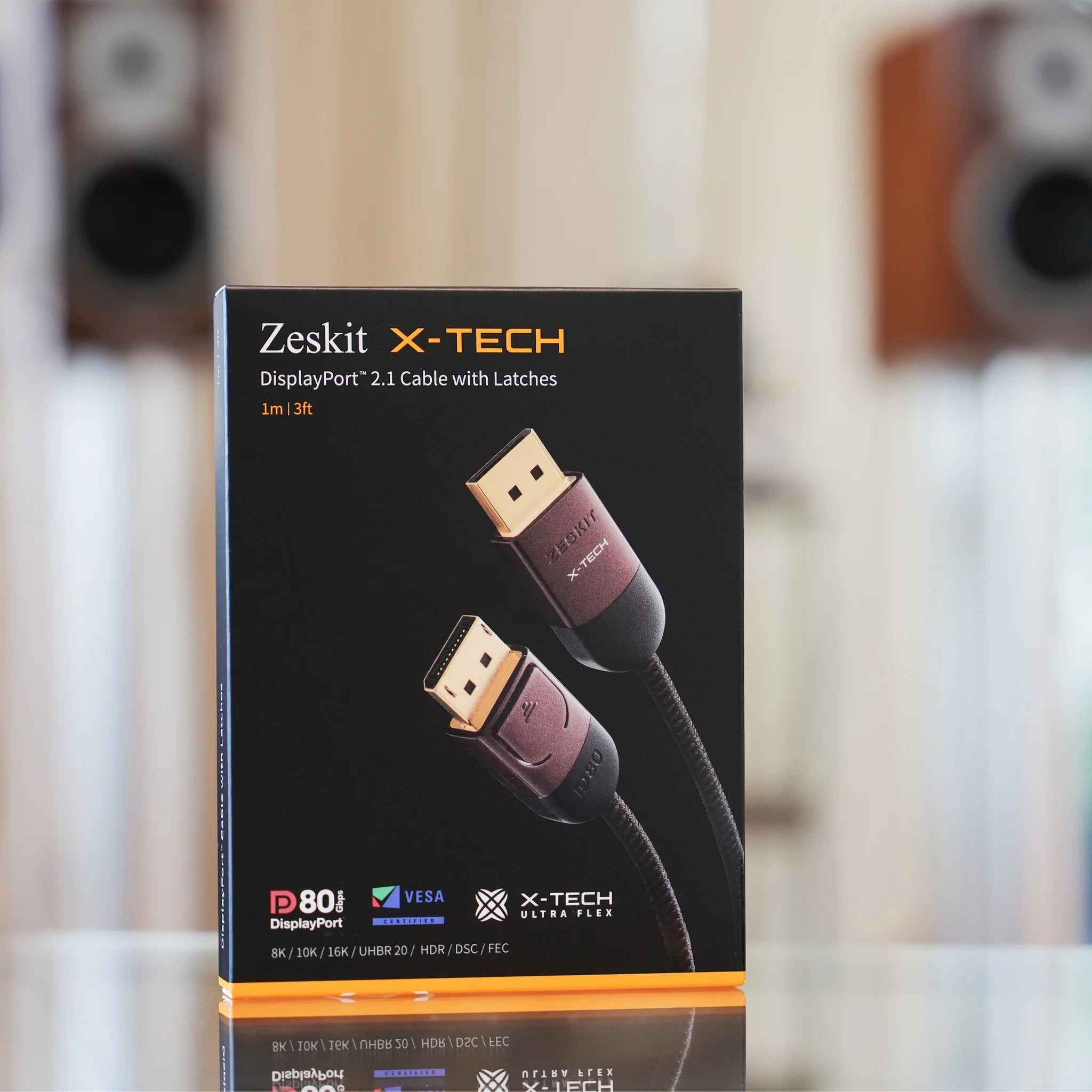 Zeskit X-Tech™ 16K DisplayPort 2.1 訊號線
