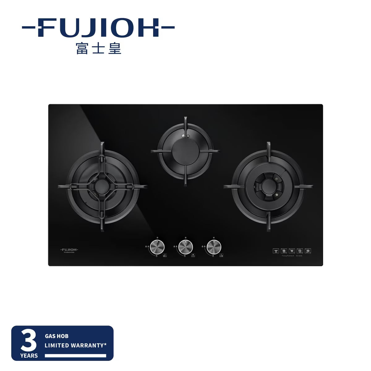 Fujioh 富士皇 FH-GS6330 SVGL 三爐頭嵌入式煮食爐
