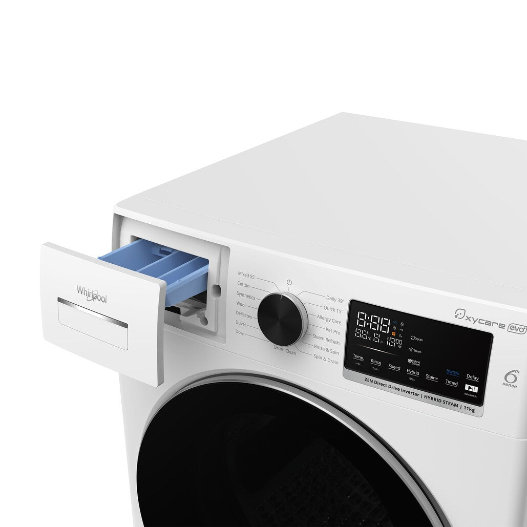 Whirlpool 惠而浦 FWHD11002GW 11kg 1400轉 Oxycare Evo 前置式洗衣機