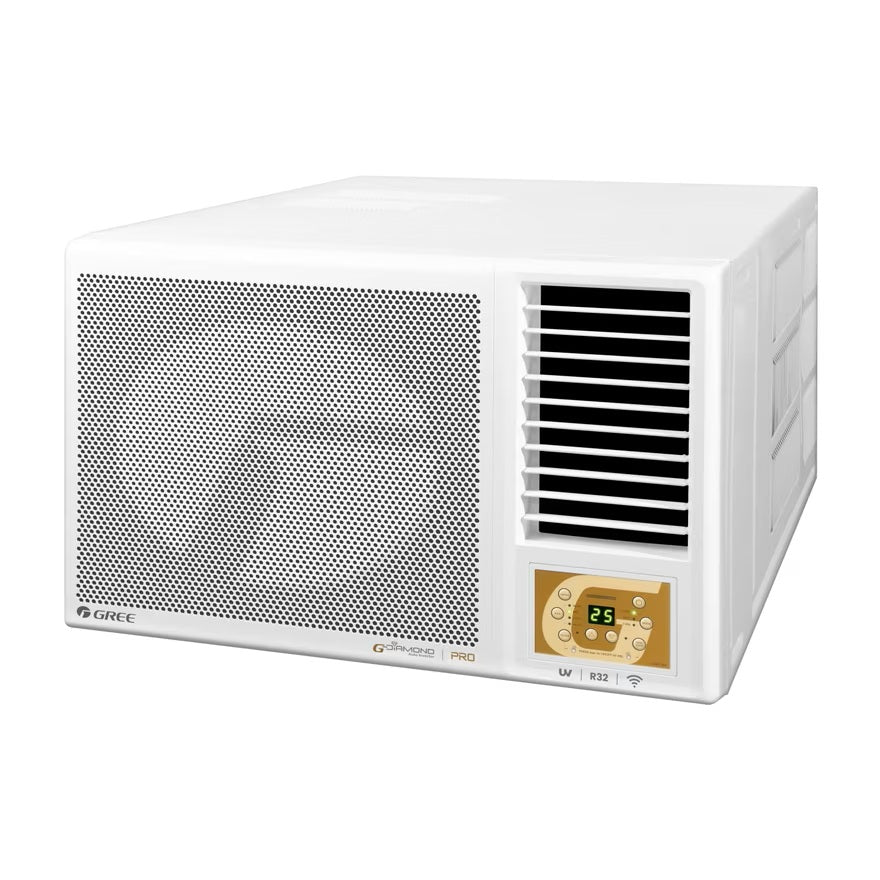 Gree Inverter R32 Window Type Gree GWF18P 2HP R32 Inverter Dual Black Diamond Net Cooling Window Air ...