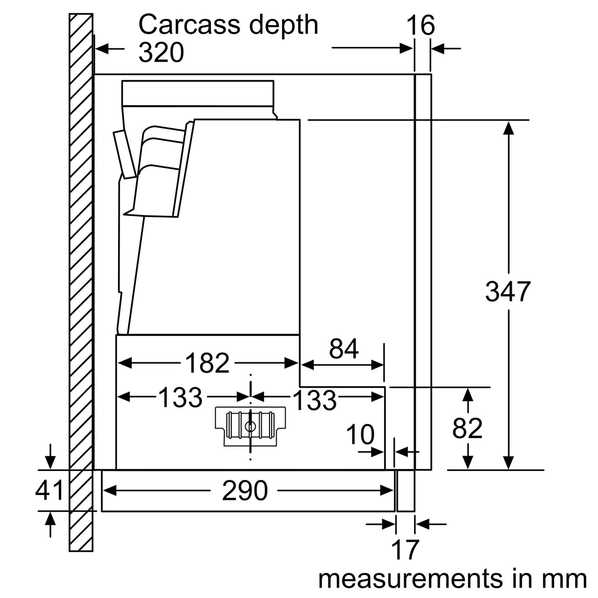 Bosch 博世 DFS067A51B 60厘米 Series 4 拉趟式抽油煙機