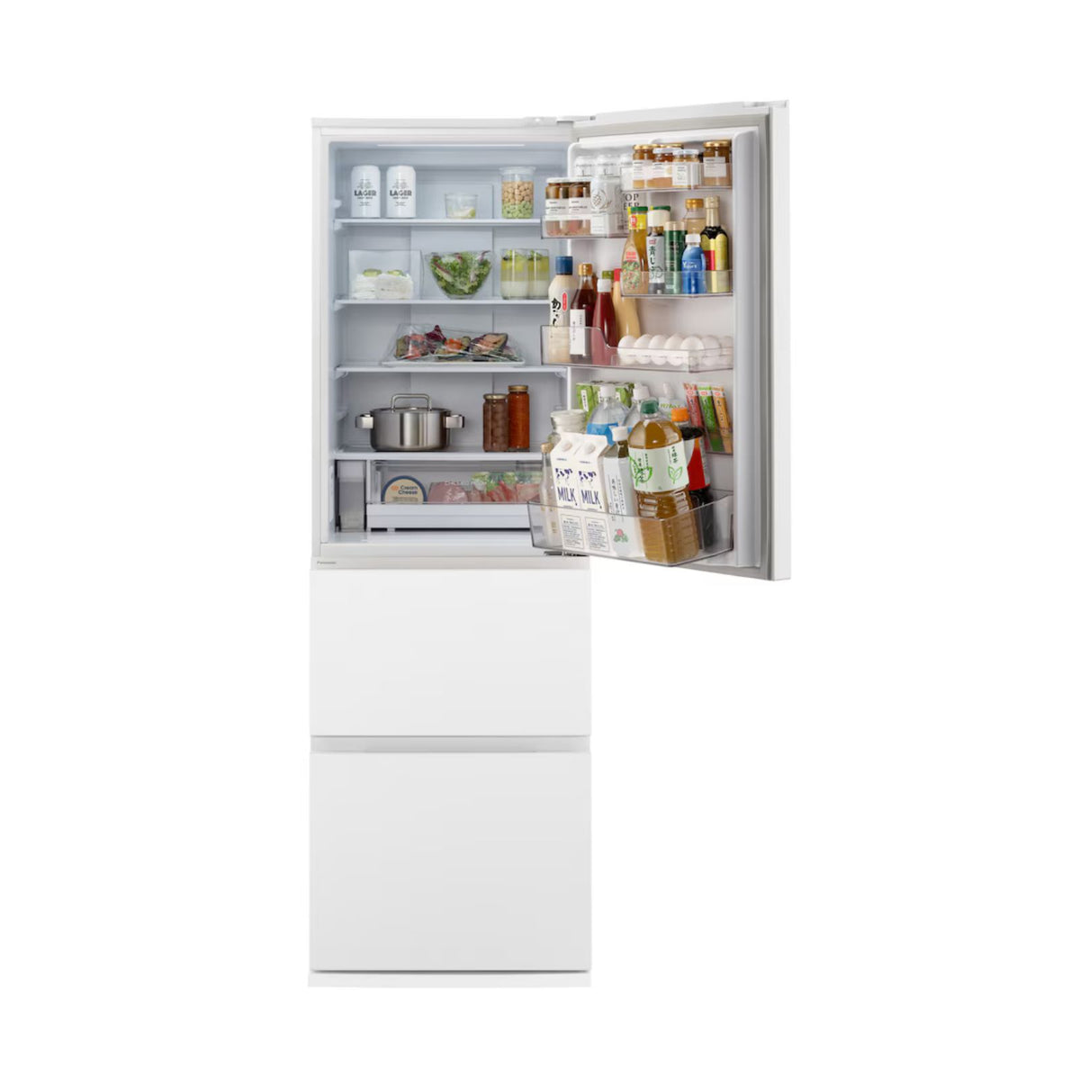Panasonic 樂聲 NR-C371H 365公升 ECONAVI智慧節能三門下置式雪櫃