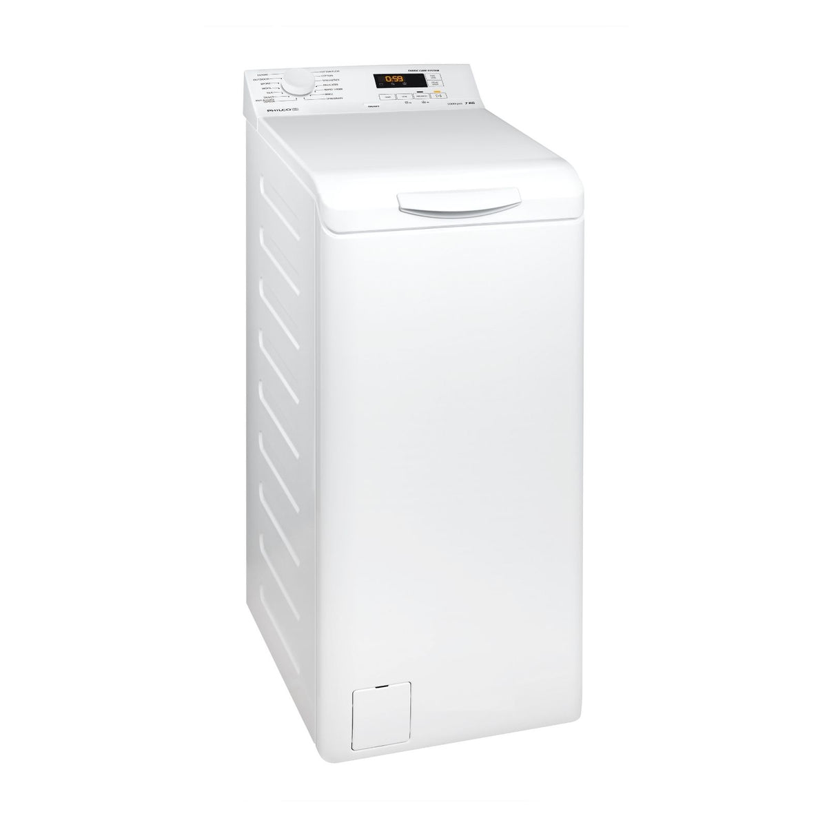 PHILCO 飛歌 PTP710E 上置式洗衣機斜角外觀
