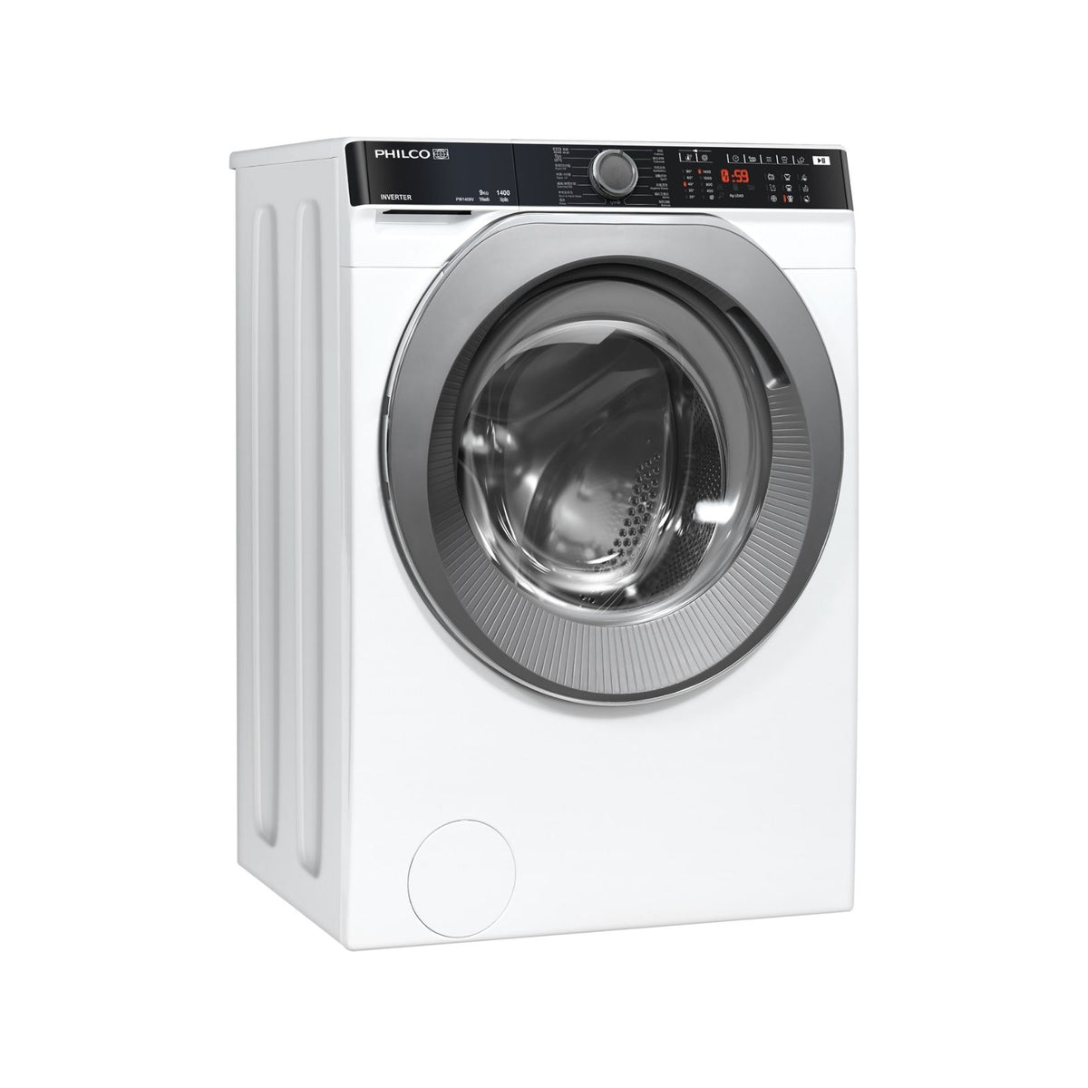 PHILCO 飛歌 PW1409V 前置式洗衣機斜角外觀