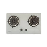 Rasonic 樂信 RG-233GS 嵌入式雙爐煮食爐 - 白銀色 GS