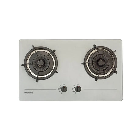 Rasonic 樂信 RG-233GS 嵌入式雙爐煮食爐 - 白銀色 GS