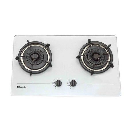 Rasonic 樂信 RG-233GW 嵌入式雙爐煮食爐 - 珍珠白色 GW