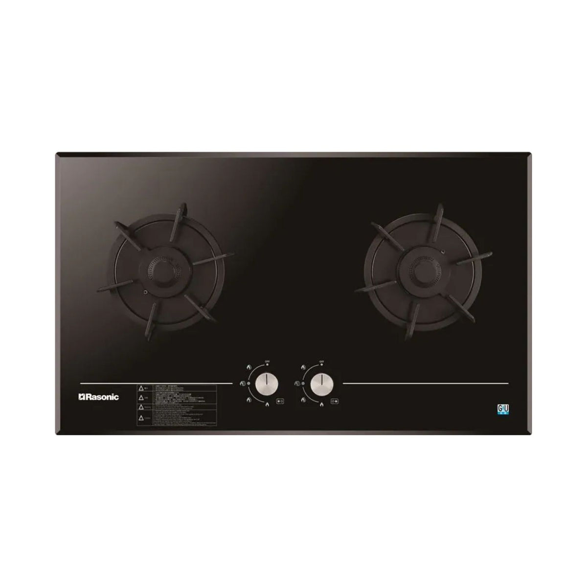 Rasonic 樂信 RG-H261GB 嵌入式雙爐頭煮食爐 - 黑色 GB