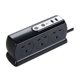 Masterplug SRGDSU63PB 6-bit 13A USB lightning protection power supply extension board (3 meters) 