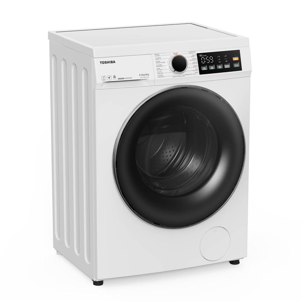 Toshiba 東芝 TWD-T22BU95UWH(WK) 8.5公斤洗衣/6公斤乾衣 1400轉 470MM超薄身前置式變頻洗衣乾衣機