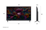 LG 樂金 UA75 系列 43吋 4K 智能電視 43UA7550PCA