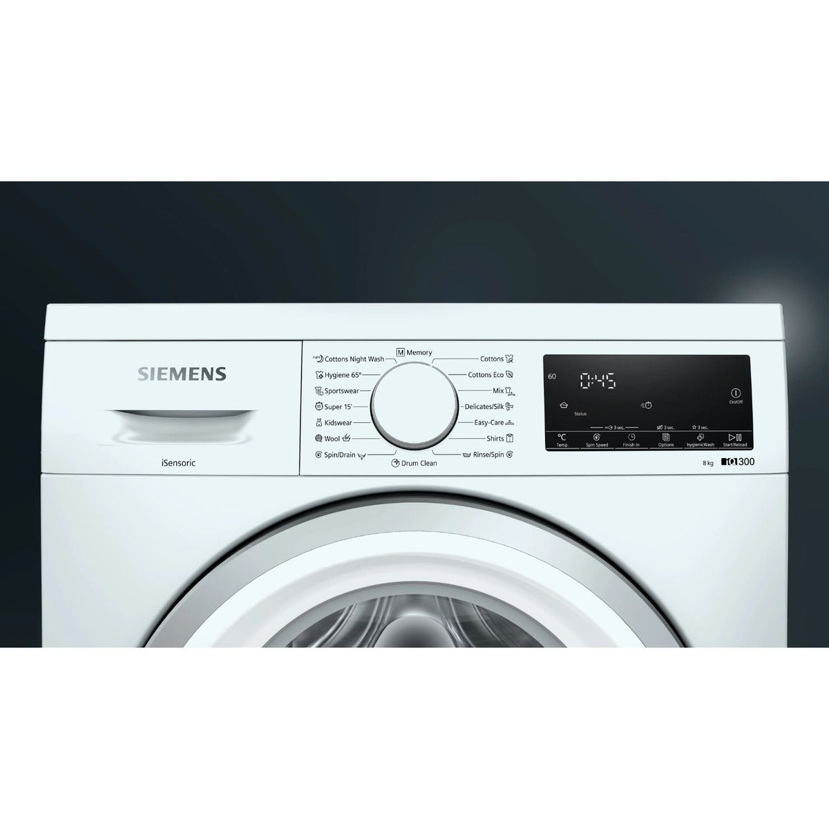 Siemens 西門子 WS14S468HK 8公斤 1400轉 iQ300 纖巧型前置式洗衣機 機頂