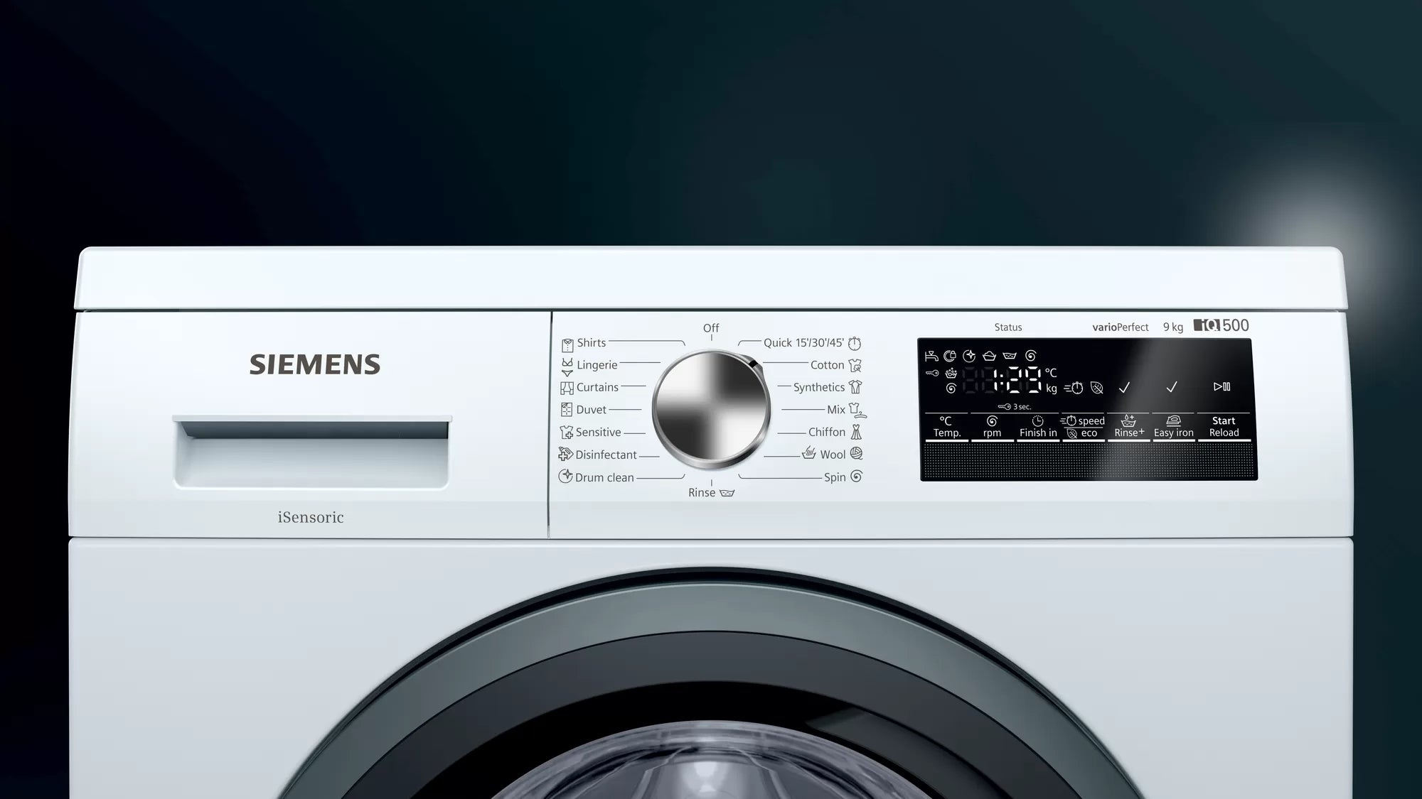 Siemens 西門子 WU12P269BU IQ500 9公斤1200轉前置式洗衣機 (已飛頂)
