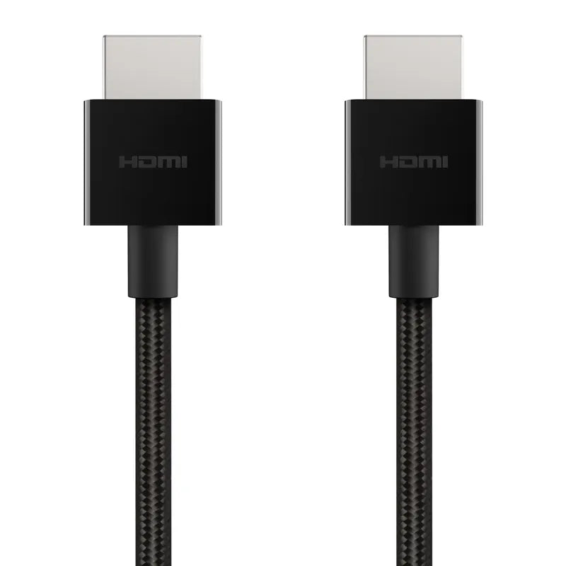 Belkin 貝爾金 超高速 HDMI 2.1 編織連接線 (4K / 超高清) AV10176bt2M-BLK